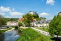 Skyline from Greiz Thuringia East Germany Royalty Free Stock Photo