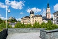 Skyline from Greiz Thuringia East Germany Royalty Free Stock Photo