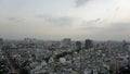 skyline of ho chi minh city at dusk