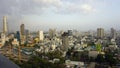 skyline of ho chi minh city at dusk