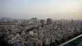 skyline of ho chi minh city at dusk