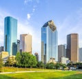 Skyline of Houston, Texas Royalty Free Stock Photo