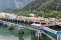 Skyline of Juneau, Alaska Royalty Free Stock Photo