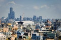 Skyline of the Kaohsiung City buildings, cityscape in Cijin island in Taiwan