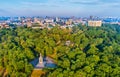 Skyline of Kiev above the Saint Vladimir Monument - Ukraine Royalty Free Stock Photo