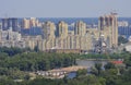 Skyline of Kiev at the Dnieper river