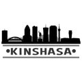 Kinshasa city Icon Vector Art Design Skyline
