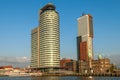 Skyline Kop van Zuid, Rotterdam, Netherlands Royalty Free Stock Photo