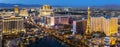Skyline of Las Vegas by night Royalty Free Stock Photo