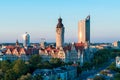 Skyline of Leipzig Royalty Free Stock Photo