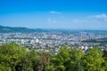 Skyline From Linz in Austria Royalty Free Stock Photo