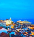 Skyline  Lisbon Old Town Alfama Royalty Free Stock Photo