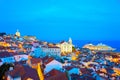 Skyline Lisbon Old Town Alfama Royalty Free Stock Photo