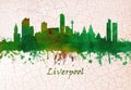 Liverpool England skyline Royalty Free Stock Photo