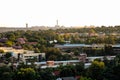 Skyline looking over Sandton City and surrounding business district at Night