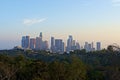 Skyline Los Angeles Elysian Park Royalty Free Stock Photo