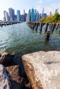 Skyline of Lower Manhattan, NYC Royalty Free Stock Photo