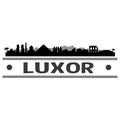 Luxor Skyline City Icon Vector Art Design