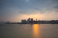 Skyline of Macao cityscape before sunset Royalty Free Stock Photo