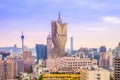 Skyline of macau, china Royalty Free Stock Photo