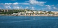 Panoramic landscape of Rhodes Island, Greece. Royalty Free Stock Photo