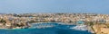 Skyline of Manoel Island yacht marina at daylight - Malta