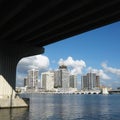 Skyline of Miami, Florida, USA. Royalty Free Stock Photo