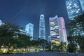 Skyline of midtown of Hong Kong city