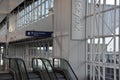 Skyline monorail station at Dallas-Fort Worth International Airport Royalty Free Stock Photo