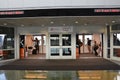 Skyline monorail station at Dallas-Fort Worth International Airport Royalty Free Stock Photo