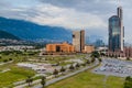 Skyline of Monterrey in Mexic