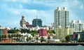 Skyline of Montevideo with Palacio Salvo, Uruguay Royalty Free Stock Photo