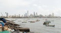 View of Mumbai coastline from Arabian sea