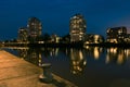 Skyline of neighbourhood Oosterheem in city of Zoetermeer, Netherlands