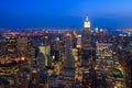 Skyline of New York City Royalty Free Stock Photo