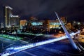 Skyline at night in San Diego California