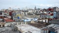 Skyline of old buildings in Havana, Cuba Royalty Free Stock Photo