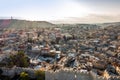 Skyline of the Old City in Jerusalem from north, Israel. Royalty Free Stock Photo