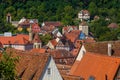Skyline of the old town of Schwabisch Hall, Germa Royalty Free Stock Photo