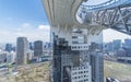 High rise office building in Osaka city, Japan Royalty Free Stock Photo