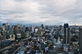 Skyline of Osaka, Japan