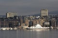 The skyline of Oslo at Dawn,