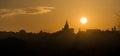 Skyline of Oviedo by Sunset