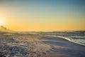 Skyline of Panama City Beach, Florida at Sunrise