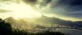 Skyline panorama of Rio de Janeiro, Brazil Royalty Free Stock Photo