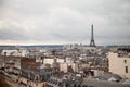 Skyline Paris France and The Eiffel Tower Royalty Free Stock Photo