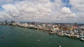 Skyline of Pattaya from aerial view, Pattaya city, Chonburi