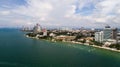 Skyline of Pattaya from aerial view, Pattaya city, Chonburi