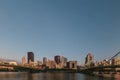 Skyline of Pittsburgh at Dusk Royalty Free Stock Photo