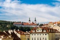 Skyline of Prague Strahov monastery Royalty Free Stock Photo